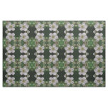 Blackberry Flower Macro Floral Patterned Fabric