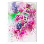 blackberry fruit art abstract (Front)