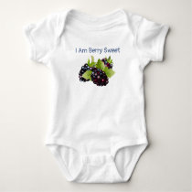 Blackberry Fruit | I Am Berry Sweet Baby Bodysuit