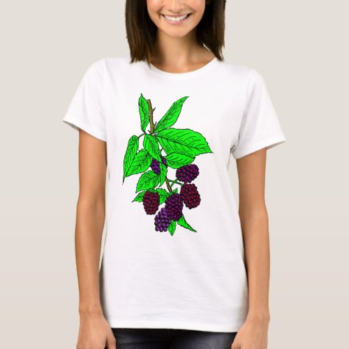 Blackberry Fruit T_Shirt