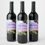 Blackberry Fruit Wine Label