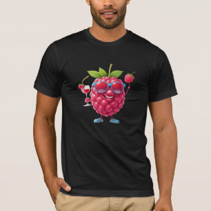 Blackberry Fun Cheerful Vacation Tropical Drink T-Shirt