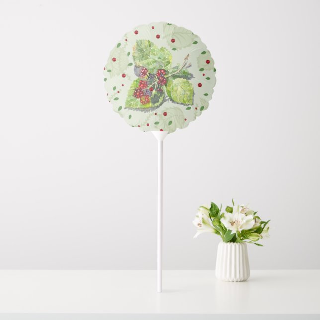 BlackBerry green and red Balloon (In SItu)