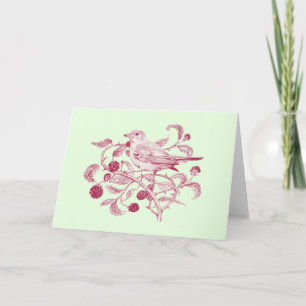 Blackberry Harvest - Letterpress Thank You Card