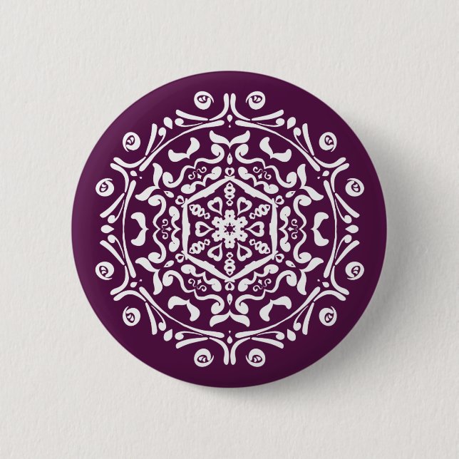 Blackberry Mandala Button (Front)