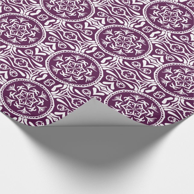 Blackberry Mandala Wrapping Paper (Corner)