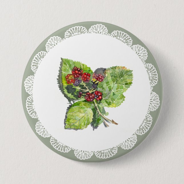 BlackBerry Pinback Button (Front)