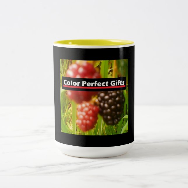 Blackberry Promotional Two-Tone Coffee Mug (Center)