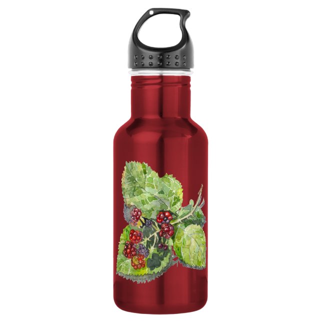 BlackBerry Stainless Steel Water Bottle (Front)