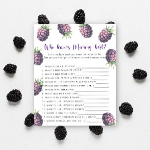 Blackberry - Who knows mommy best