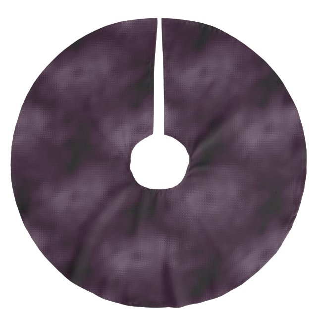Blackberry Wine Pattern  Brushed Polyester Tree Skirt (Front)