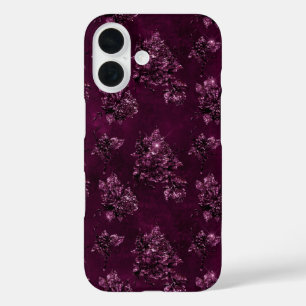Blackberry Wine Pattern  iPhone 16 Case