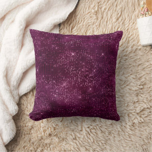 Blackberry Wine Pattern  Throw Pillow