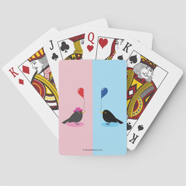 Blackbird Finding Your Other Half Poker Cards (Back)