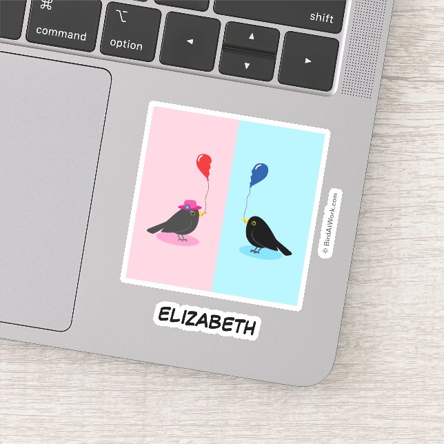 Blackbird Finding Your Other Half Sticker (Detail)