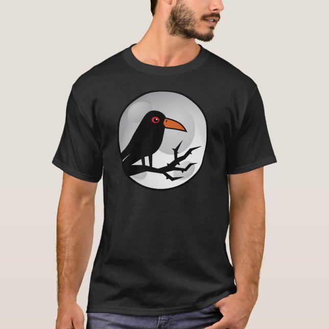 Blackbird Goth Raven/Crow T-Shirt (Front)