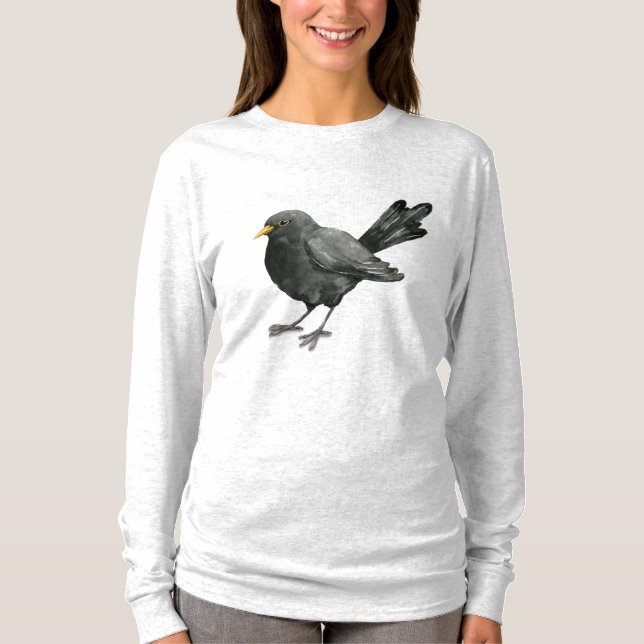 Blackbird ink drawing T-Shirt (Front)