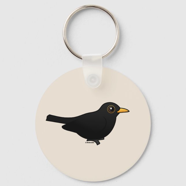 Blackbird Keychain (Front)