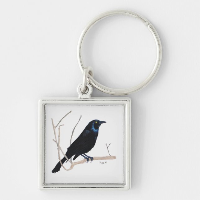 Blackbird Keychain (Front)