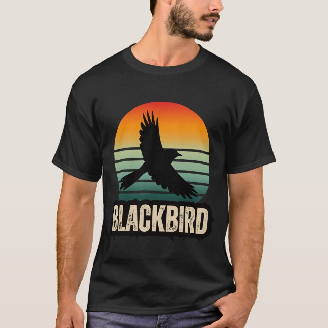 Blackbird Retro T-Shirt (Front)
