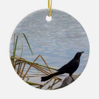 Blackbird Sing Ceramic Ornament