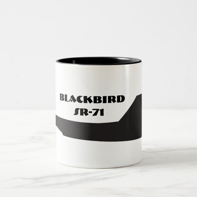 Blackbird SR-71 Outline Mug (Center)