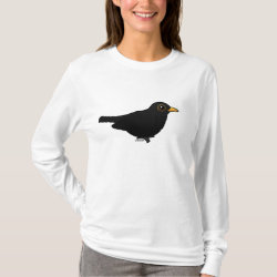 Customizable Blackbird Women's Basic Long Sleeve T-Shirt