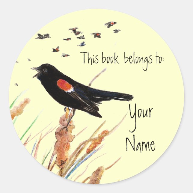 Blackbird, This book  belongs to Bookplate (Front)