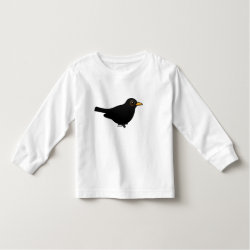 Customizable Blackbird Toddler Long Sleeve T-Shirt