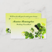 Blackbird Wedding Consultant Business Card (Front/Back)