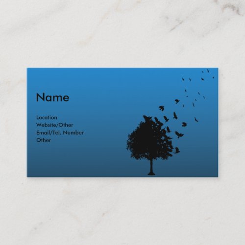 Blackbirds Business Card Templates