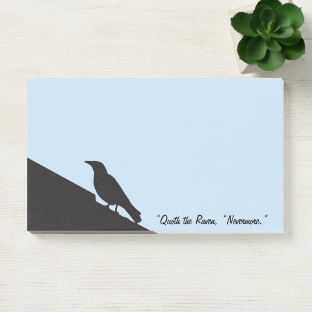 Blackbirds. The Raven Post-it Notes (Office)