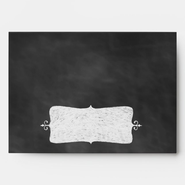 Blackboard 5x7 Envelope. Envelope (Front)