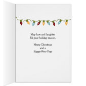 Blackboard Christmas frame Cards (Inside (Right))