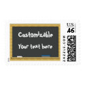 Blackboard Greeting - Customizable Stamp