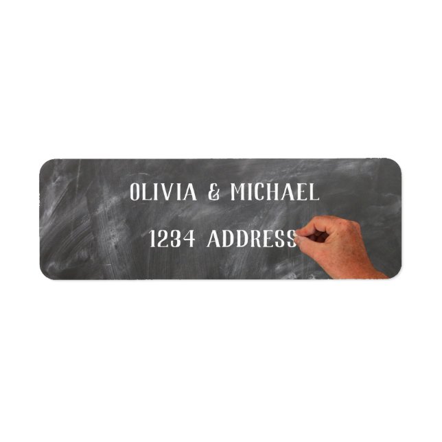 Blackboard Label (Front)