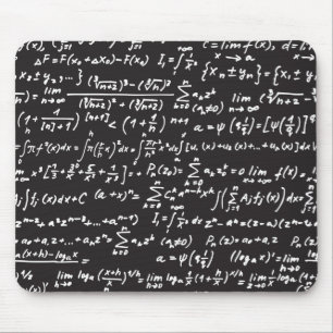 Blackboard Math Equations Mouse Pad