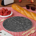 Blackboard Math Formulas And Numbers Paper Plates<br><div class="desc">Math Formulas And Numbers on a Blackboard. Let everyone know how much you love math or a great gift for the scientifically and mathematically conscious.</div>