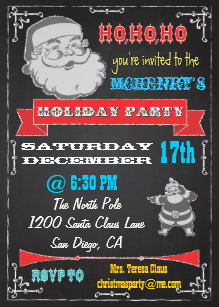 north pole invitations zazzle