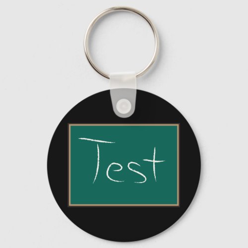 Blackboard Test Keychain