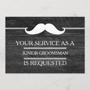 Blackboard Your Service as a Groomsman Request Invitation