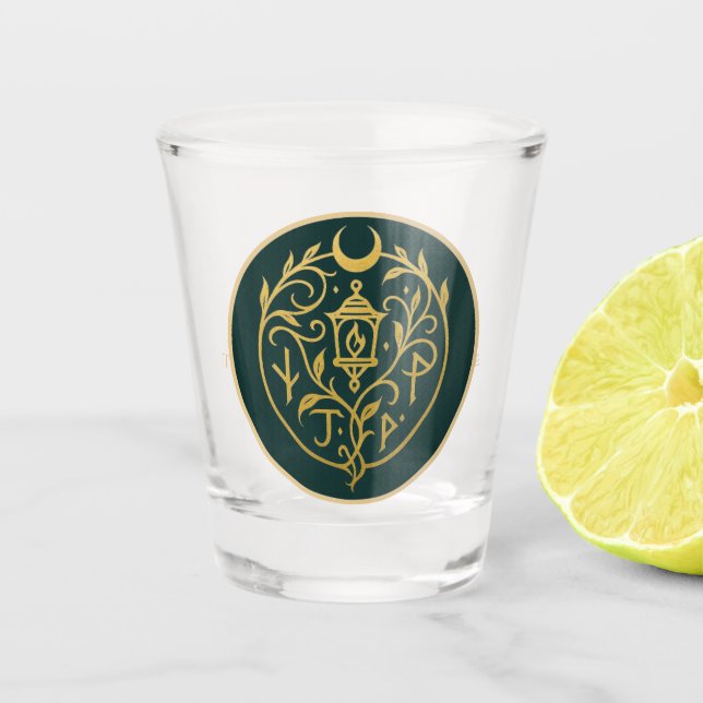 Blackbriar Reach Logo & Title Shot Glass (Front)