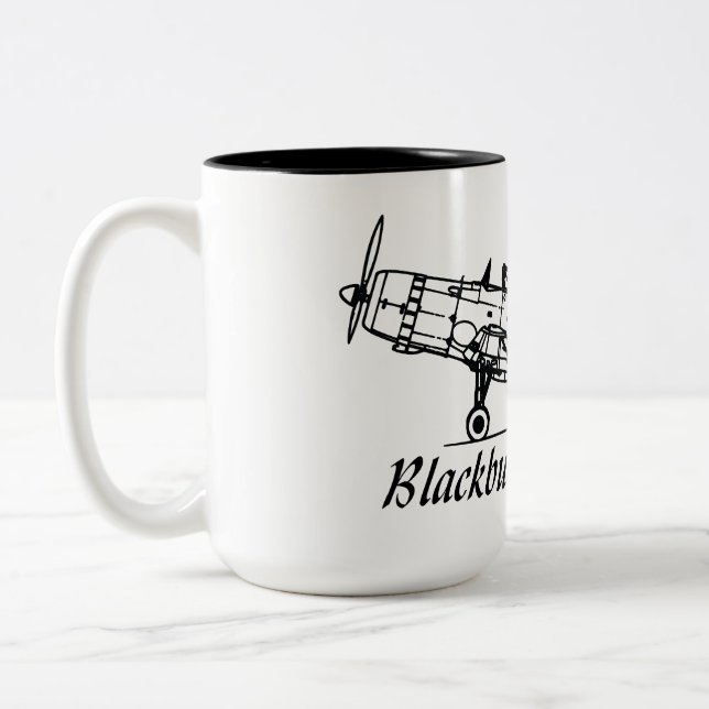 Blackburn b 24 skau Aircraft Two-Tone Coffee Mug (Left)