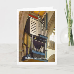 Blackburn Cathedral organ card (vertical)