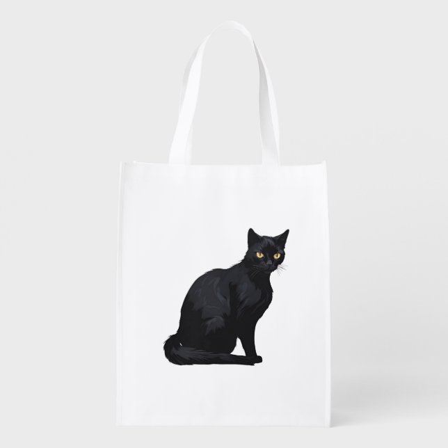 Blackcat Grocery Bag (Back)