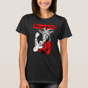 Blackcraft Baphomet Wiccan Do It Satanic Feminist T-Shirt