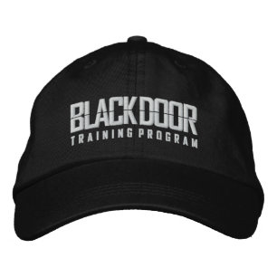Blackdoor Training Program (black cap) Embroidered Baseball Cap