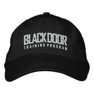 Blackdoor Training Program (black cap) Embroidered Baseball Cap