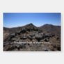 Blackened Peak of Mount Sinai Inspirational Poster