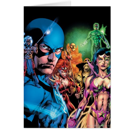 Blackest Night Comic Panel 2 - Color (Front)